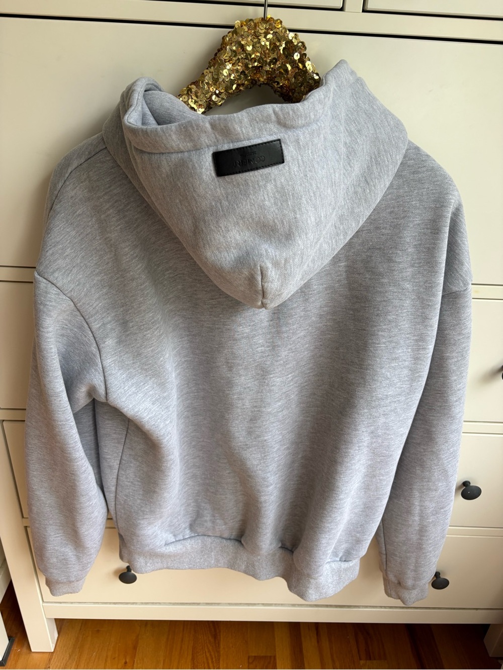 COMFRT Coordinate Hoodie Size Medium in Stone Unisex Oversized Heavyweight - Picture 5 of 12